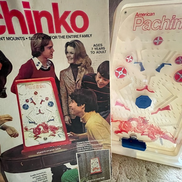 American PACHINKO VINTAGE GAME by Pressman with directions and in box - Picture 1 of 15